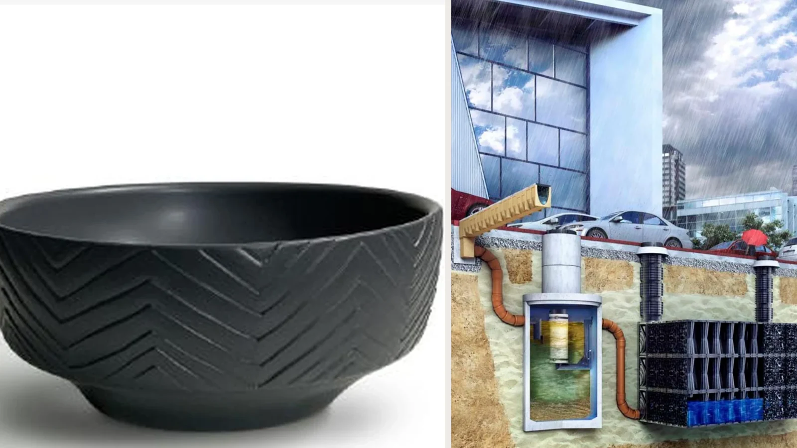 NOVA beSpoke basin materiality and engineered water systems
