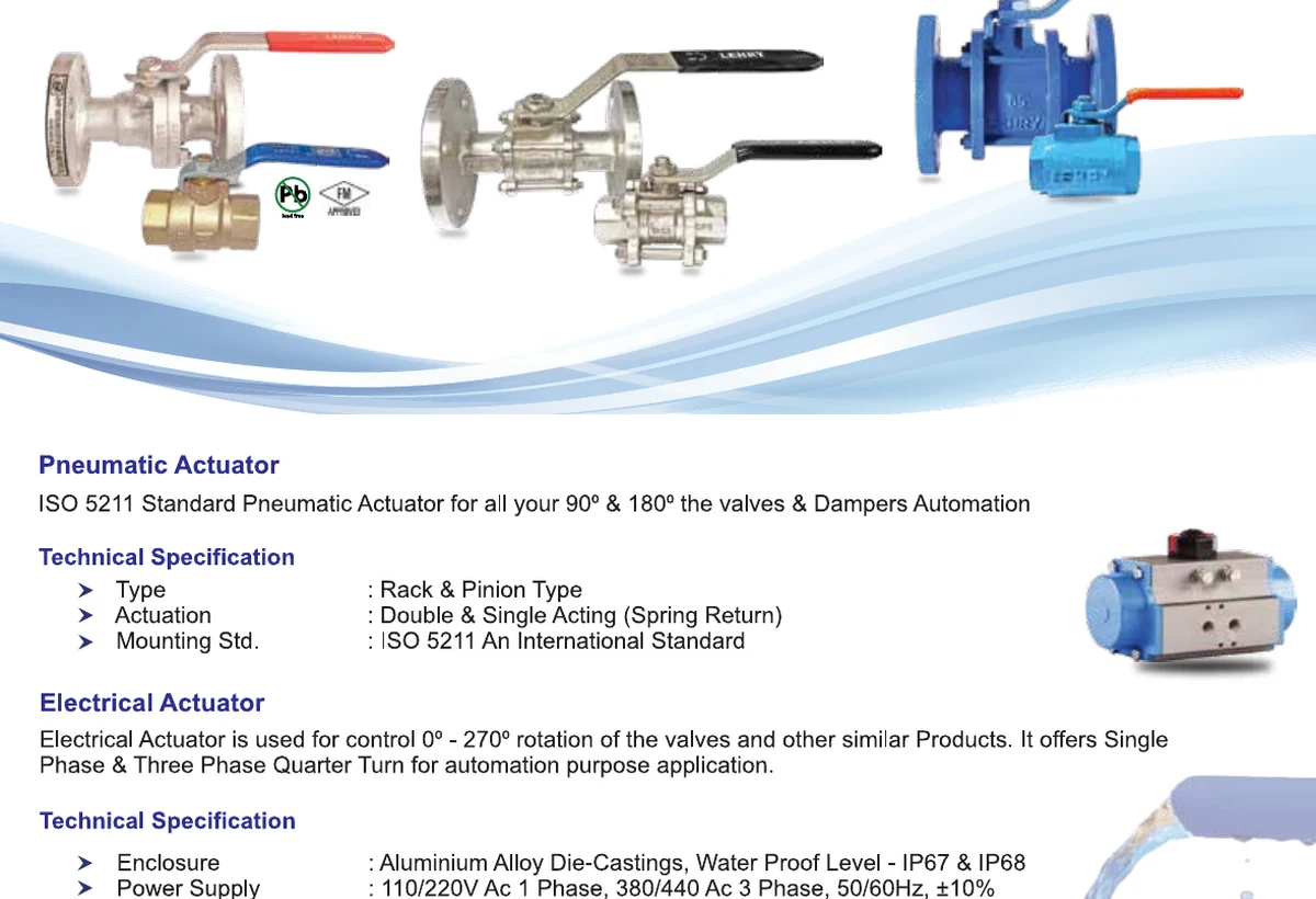 Lehry Valves Industrial Valve Portfolio