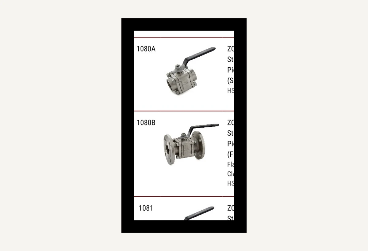 ZOLOTO Valves Isolation & Control