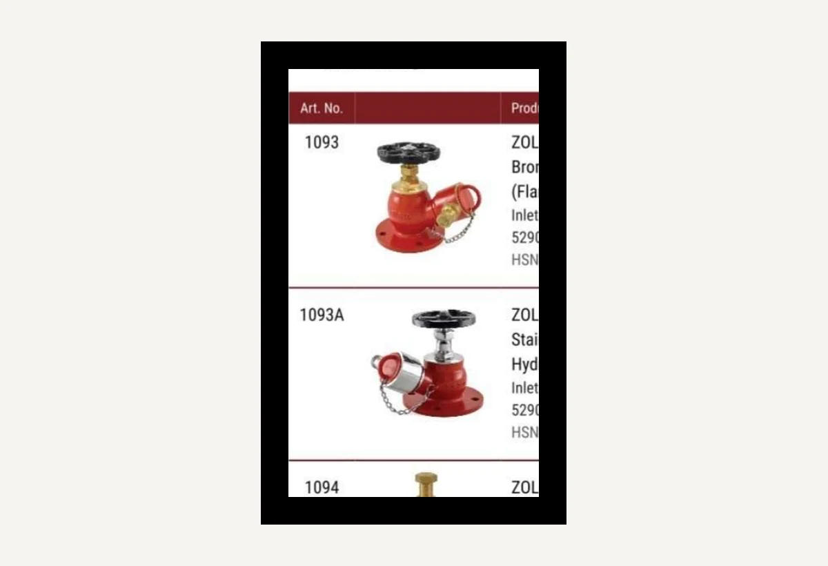 ZOLOTO Valves Fire & Safety